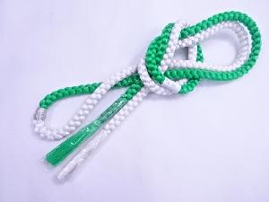 未使用品　リサイクル　和装小物　帯締め　振袖用　金属糸　銀糸　正絹　手組　四つ丸組